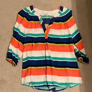 Crown & Ivy Striped Blouse